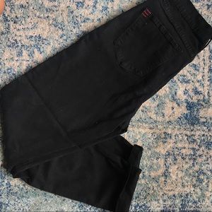 High waisted black jeans